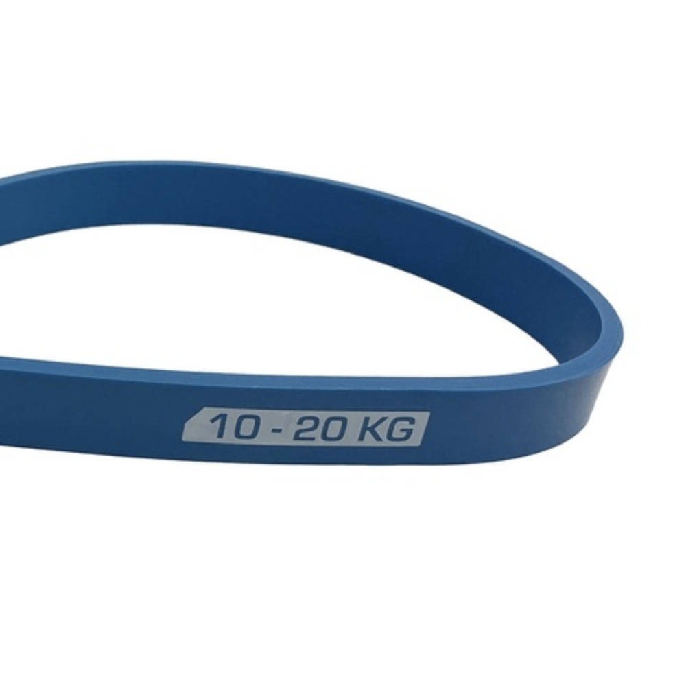 Резинка для фітнесу York 10-20кг - 2080x19x4,5 мм, блакитний Киев - изображение 5