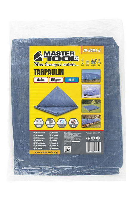 MASTERTOOL Тент MASTERTOOL BLUE 4х4 м 79-9404-В Коломия - фото 4