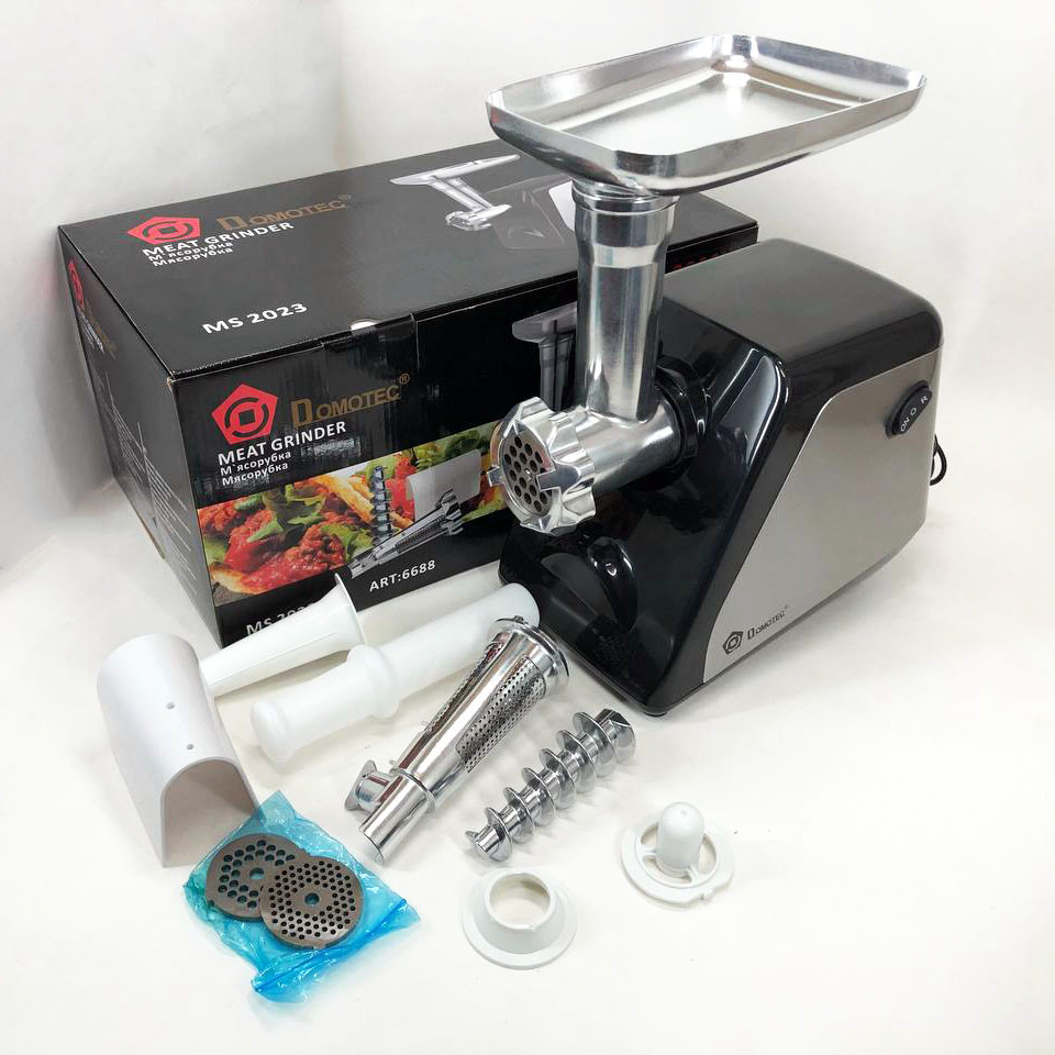 Електрична м'ясорубка 2в1 DOMOTEC, М'ясорубка для подрібнення м'яса і риби 'ясорубки надійні CU-43 Івано-Франківськ - фото 5