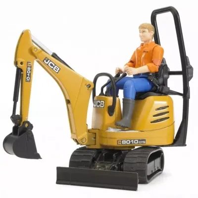 Спецтехніка Bruder Міні-екскаватор CAT з фігуркою (62002) Вінниця - фото 2