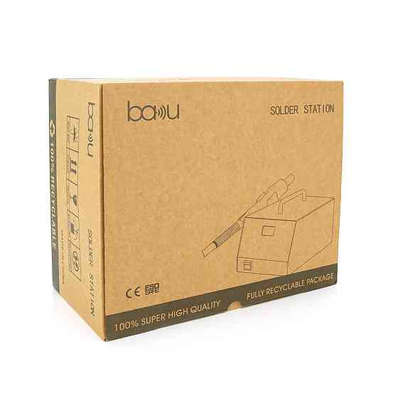 Паяльная станция BAKU BA-942E с цифровой индикацией на фен и паяльник, DC:110-240V, 4A,700W, 2,5 кг Киев