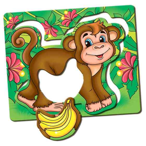 Дитяча настільна гра "Хто що їсть?" 81138, 12 тварин Вінниця