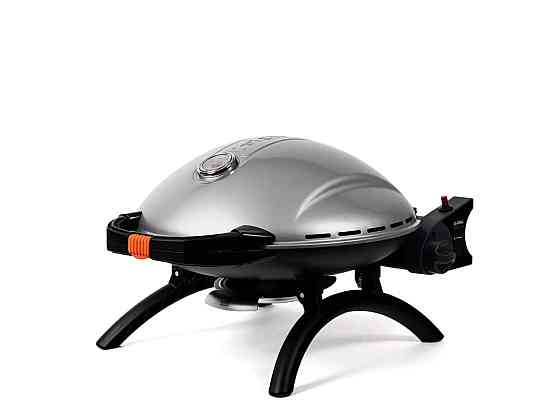 КОМПЛЕКТ Портативный переносной газовый гриль O-GRILL 900, серебро + шланг в подарок! Код: 013373 Ровно