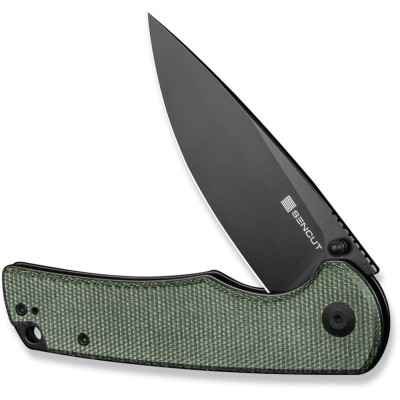 Ніж Sencut Praktisk, Green Micarta, Darkwash (S24019-3) Вінниця - фото 5