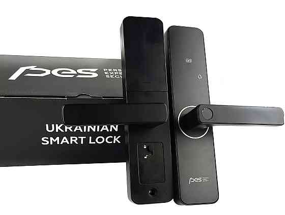 PES Mini чорний універсальний смарт-замок Київ