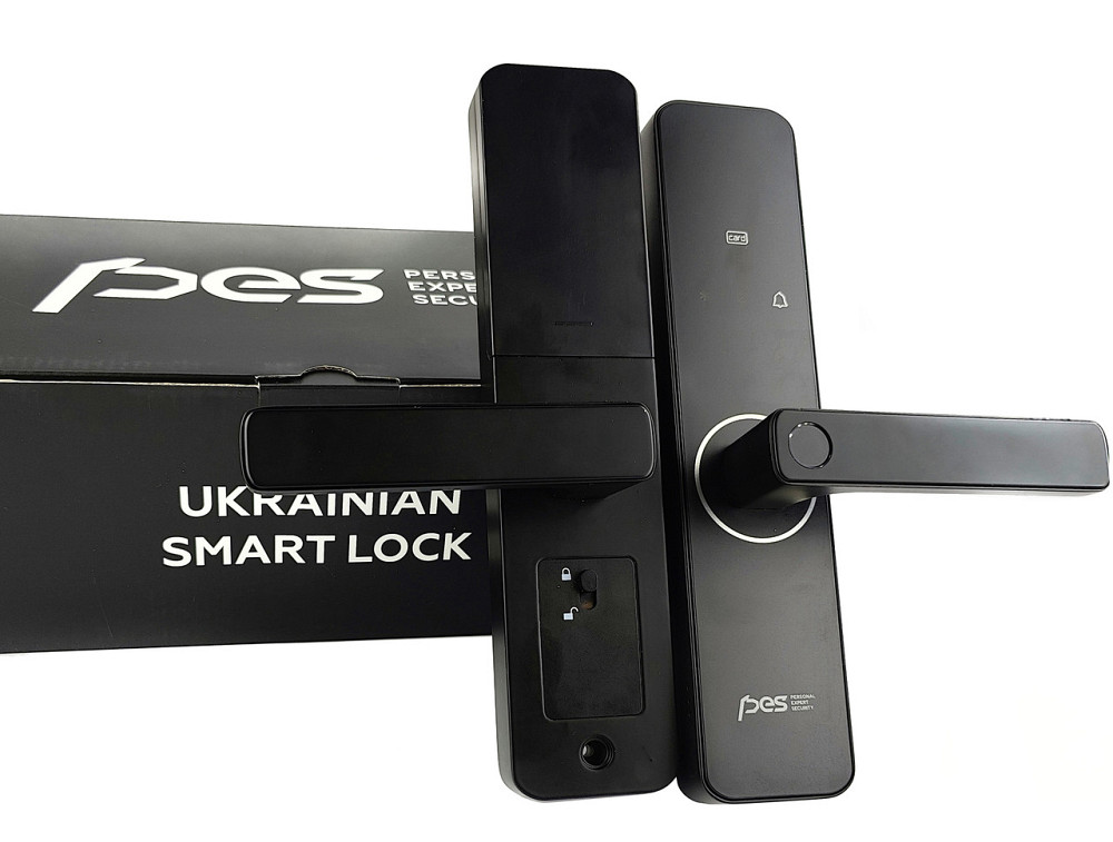 PES Mini черный универсальный смарт-замок Киев - изображение 3