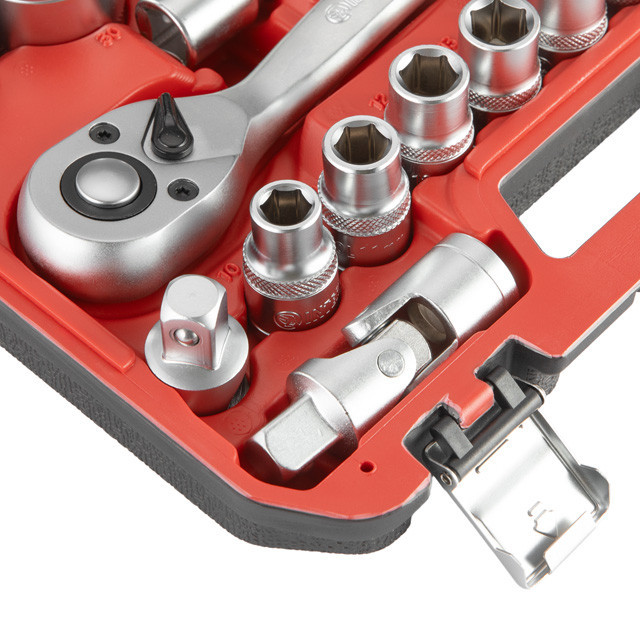 Набір інструментів 1/2" 21од (ET-6021SP) INTERTOOL ET-9021 Київ - фото 5