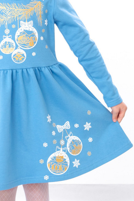 Платье для девочки теплое 