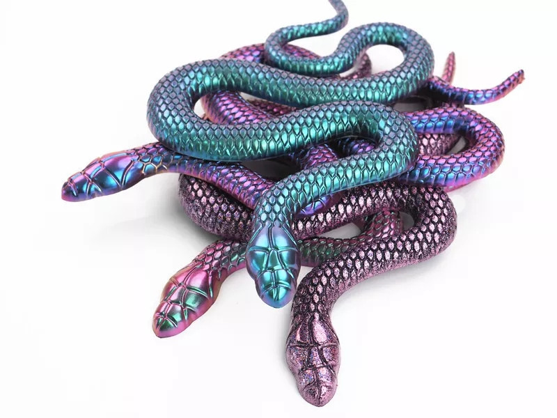 Силиконовая форма Змея 183 на 300 мм серый Киев - изображение 5