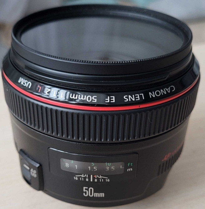 Об'єктив Canon EF 50mm f/1.2L USM Київ - фото 6