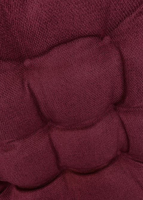 Подушка для стільців (40x120х4 см) подвійна Decorator Мальмо колір бордовий 84-171 Київ - фото 2