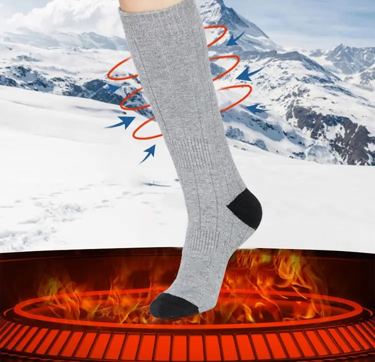 Носки с подогревом ZBHSWZ04 без блока питания 38-44р. (Серые) Винница - изображение 3