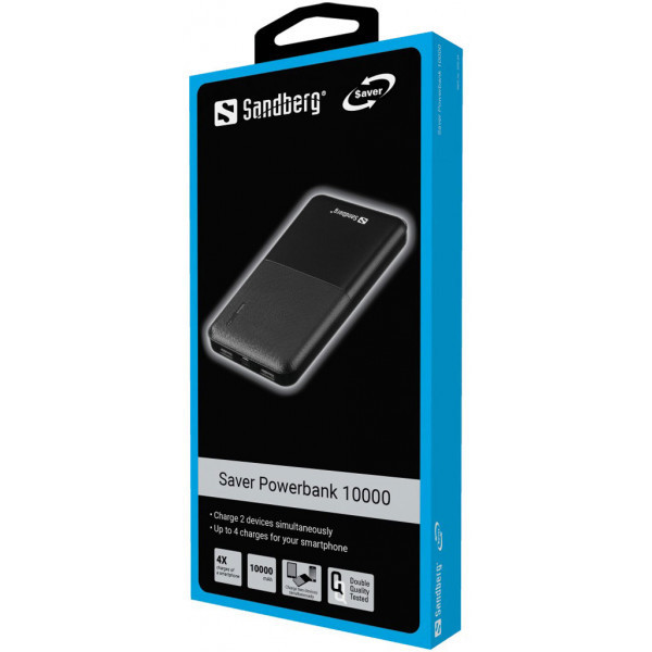 УМБ Sandberg 10000mAh Saver 20W 3A PD,QC3.0,PowerThru, 2xUSB,Type-C + MicroUSB Киев - изображение 4
