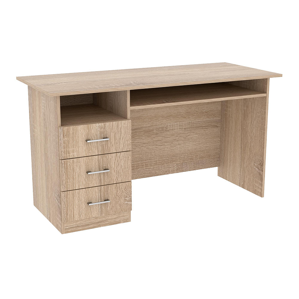 Стіл офісний ОСП-3, Дуб Cонома, 1400/600/760 Львів - фото 1