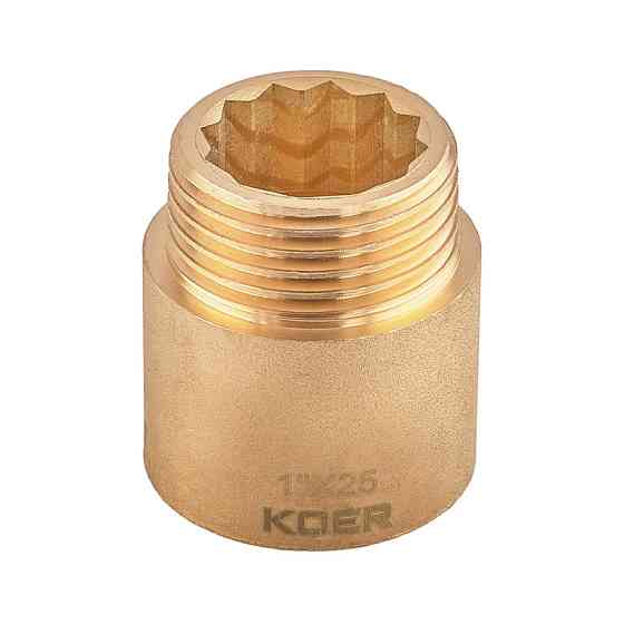 Подовжувач без нікелю 1"-25мм KOER KF.E10-25.WN (KR5671) Київ