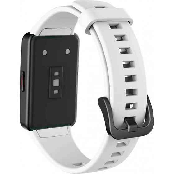 Силіконовий ремінець для фітнес-брасловів Huawei Ho№r Band 6 (Темно-зелений) Миколаїв