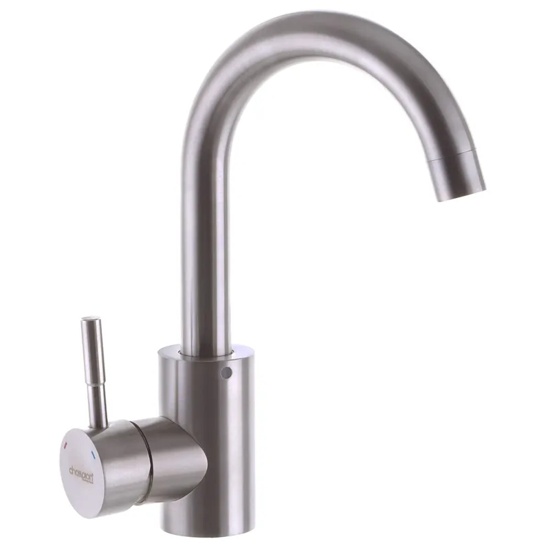 Смеситель для умывальника Champion SUS-001 из нержавеющей стали без подводки (CH0297) Харьков - изображение 1