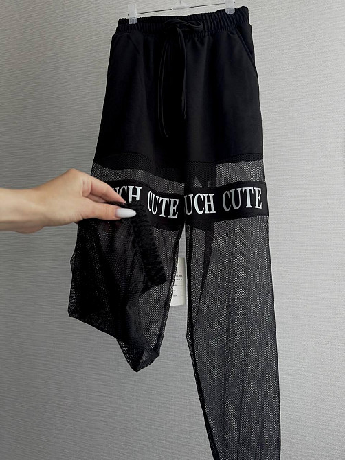 Жіночі літні стильні штани двонитка + сітка 46/48 Одеса - фото 3