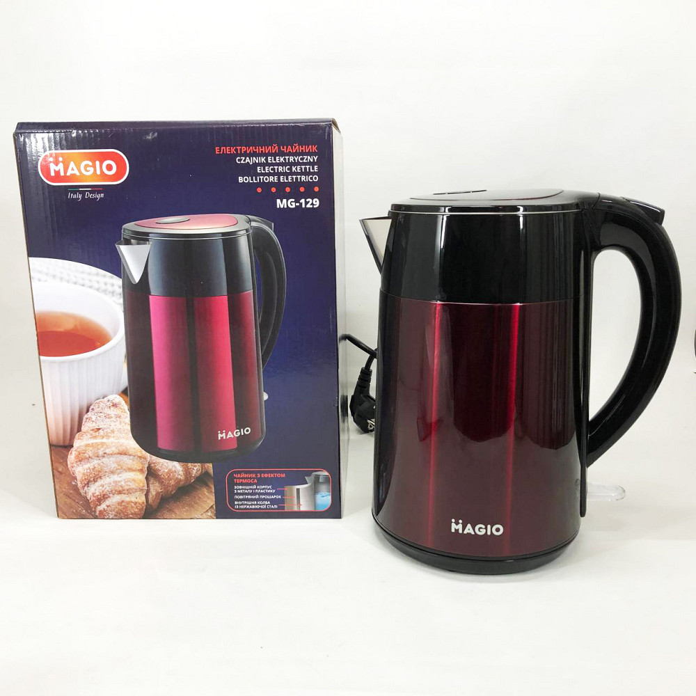 Мощный электрический чайник для дома MAGIO, Электрический чайник с автоотключением VW-99 Львов - изображение 9