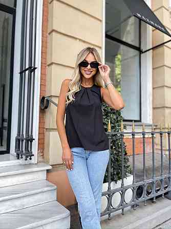 Жіноча літня блуза "Shimmy"оптом | Норма і батал | Розпродаж моделі Чорний, 50-52 Київ