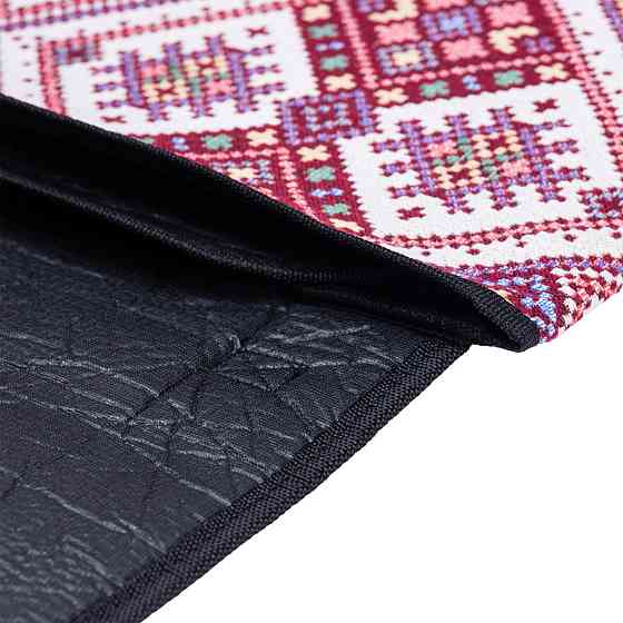 Червоний жакардовий коврик для пікніка Київ