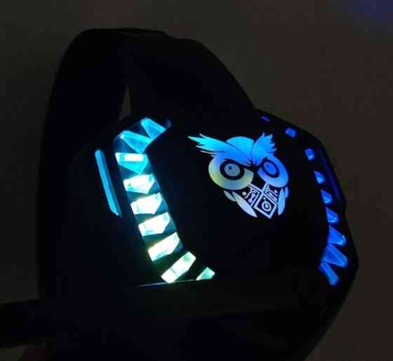 Игровые наушники с подсветкой новые Харьков