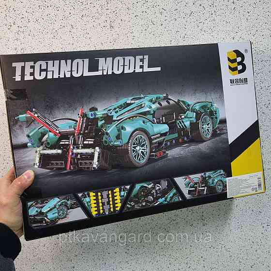Конструктор автомобиль Ламборгини Визион Гран Туризмо 1028 деталей 1:14 Техник JKC 7104 бирюзовый Хмельницкий