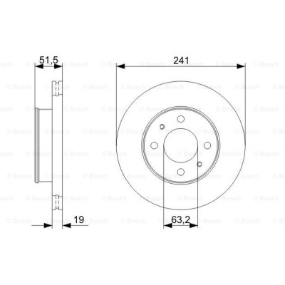 Тормозной диск Bosch 0 986 479 377 Винница - изображение 5