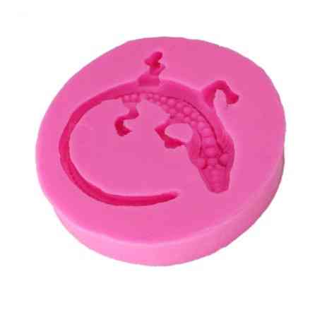 Молд силиконовый Ящерица 67 мм розовый Киев
