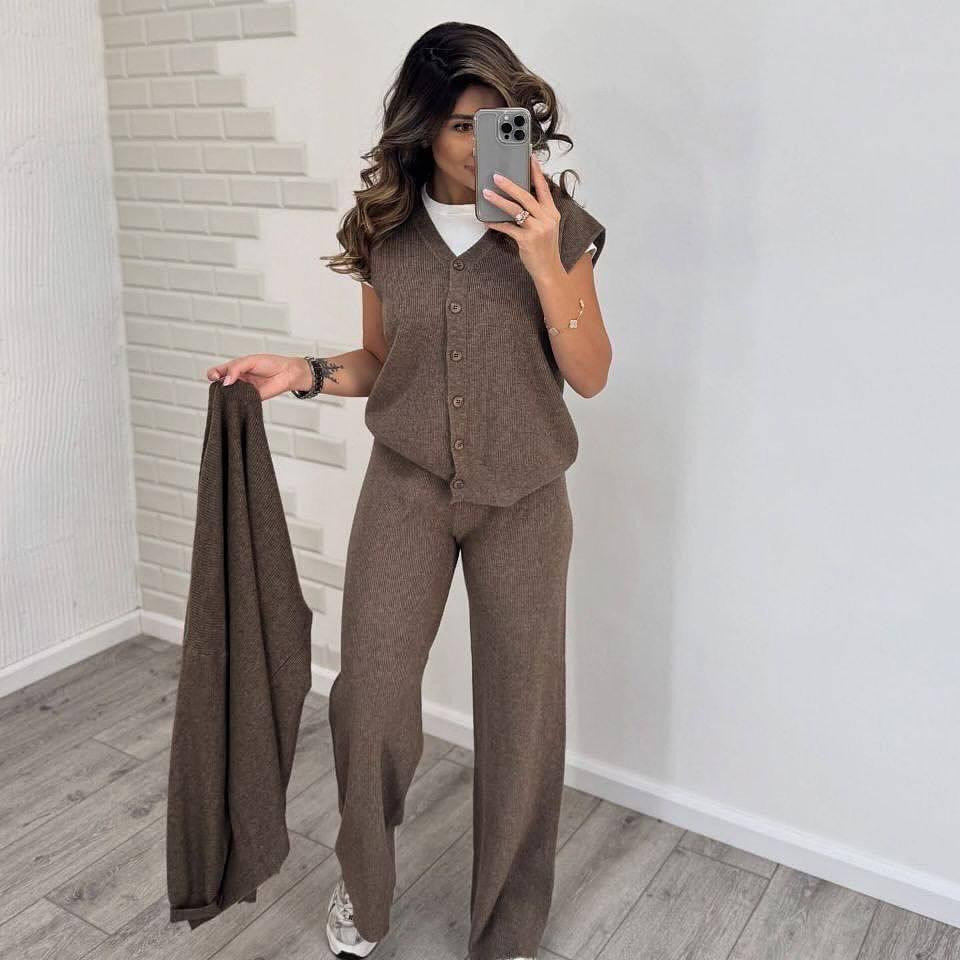 Жіночий діловий костюм з ангори-рубчика Одеса - фото 2