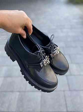 Nikos Туфлі жіночі Niko`s 2129 чорні (весна-осінь, шкіра натуральна) (6036) 38 Коломия