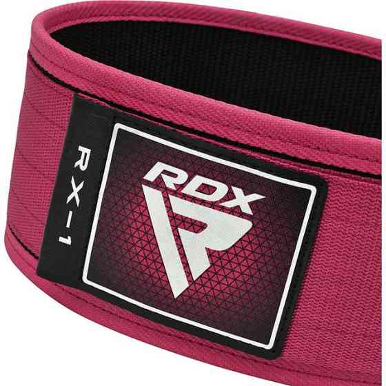 Пояс для важкої атлетики RDX RX1 Weight Lifting Belt PINK-XS Кам'янське