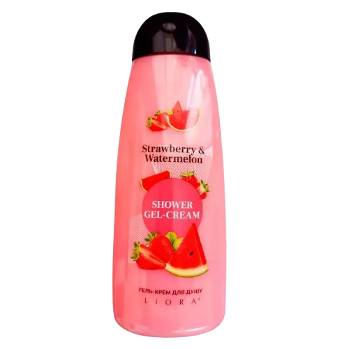 Крем-гель для душу 430мл Strawberry & watermelon Liora Житомир