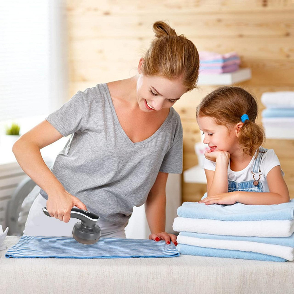 Электрический ремувер катышков GUBOOM, перезаряжаемый триммер для ткани с LED-дисплеем, для одежды и мебели Киев - изображение 6