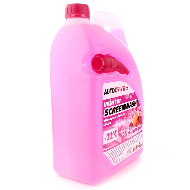 Омивач скла AutoDrive -22°C зимовий Bubble Gum готовий 4л Львів - фото 2