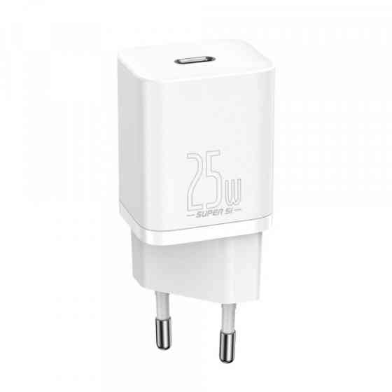 Зарядний пристрій 1xUSB 25W (USB-C) Білий Baseus (CCSP020102) Киев