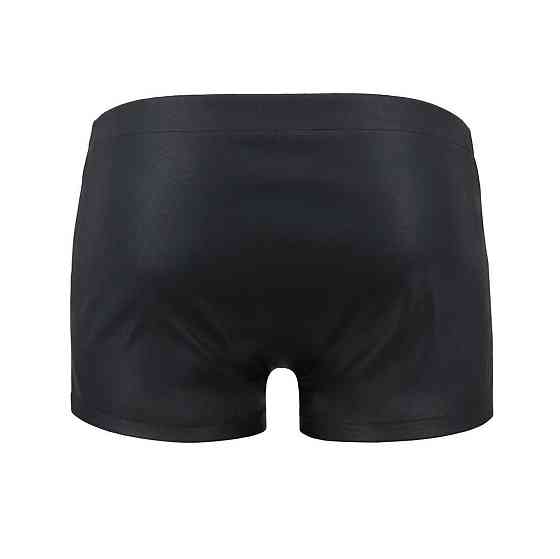 Мужские кожаные боксеры с заклепками Passion 048 SHORT DAVID XXL/XXXL Black Sex Aura Киев