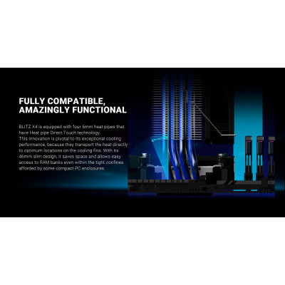 Кулер для процессора ID-Cooling BLITZ X4 Винница - изображение 4