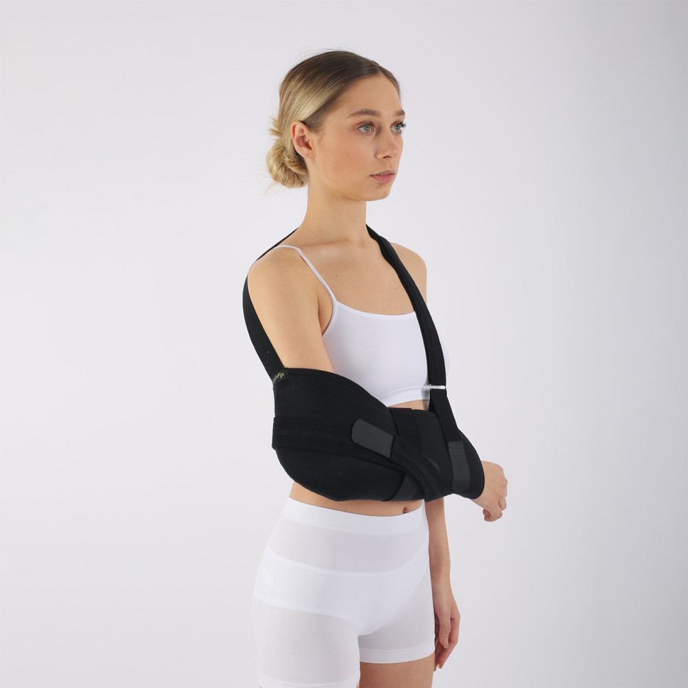 Бандаж косинка для підтримки руки під час перелому, пов'язка на ліктьовий суглоб Розмір XXL Кам'янець-Подільський - фото 4