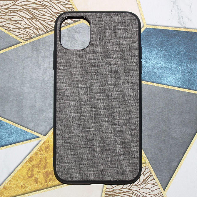 Тканевый чехол-накладка Iphone 11 Gray Киев - изображение 1