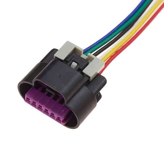 Роз'єм конектор с проводом, 6-кон., APTIV (Delphi) Америка, Корея, Японія, Америка, Buick, Cadillac, Chevrolet, Daewoo, GMC Київ