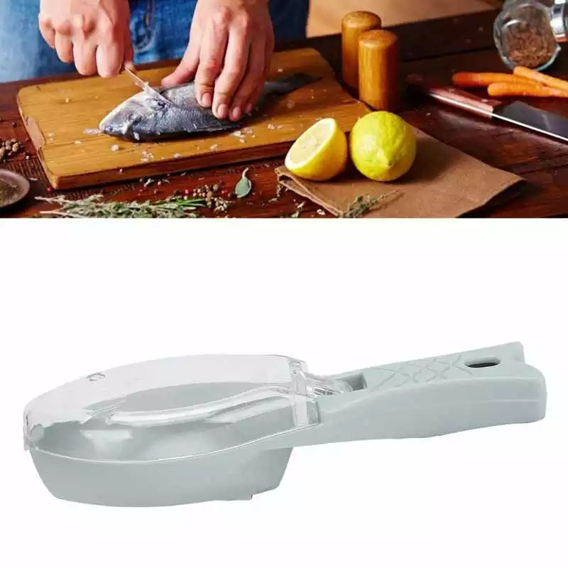 Прилад для чищення риби - довжина 16см, ширина 5см, оливковий Київ - фото 2