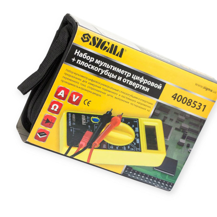 Мультиметр цифровой с плоскогубцами и отвертками (чехол) Мукачево - изображение 3