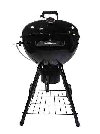 Вугільний гриль Slow and Sear Black Editionl Kettle Grill 57 см + кошик Deluxe SNS-KET-BK Код: 013614 Рівне