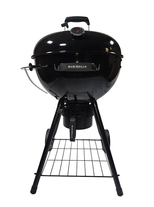 Вугільний гриль Slow and Sear Black Editionl Kettle Grill 57 см + кошик Deluxe SNS-KET-BK Код: 013614 Рівне - фото 2