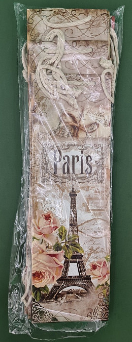 Пакет паперовий подарунковий під пляшку 12/9/36 (артBUT-09) (12 шт.) Харків - фото 4