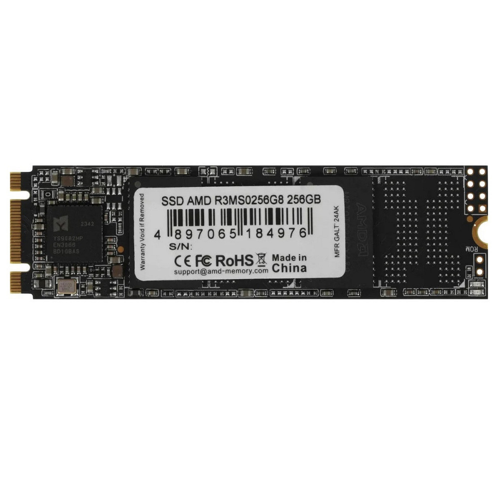 Накопитель SSD 256GB AMD Radeon R3 M.2 2280 SATA III 3D NAND TLC (R3MS0256G8) ( 22390 ) Харків - фото 1