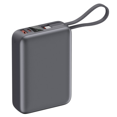 Батарея універсальна Vinga 20000 mAh 45W Display Cable (VPBB2045C) Вінниця - фото 1