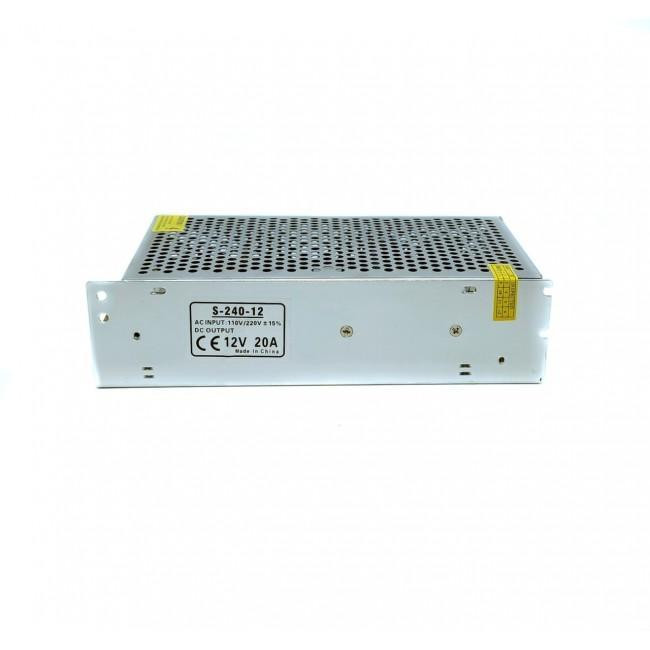 Импульсный блок питания 12V 20A METAL 100-240В, 50/60 Гц 199х98х40 мм Одесса - изображение 2