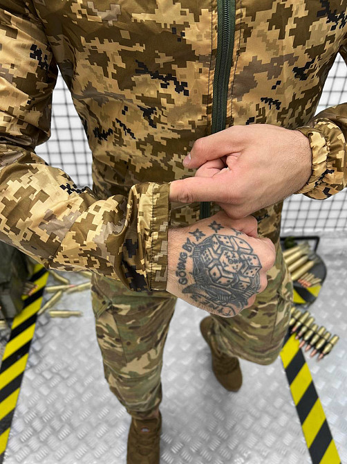 Куртка дождевик пиксель ВСУ ветровка на змейке Одесса - изображение 5